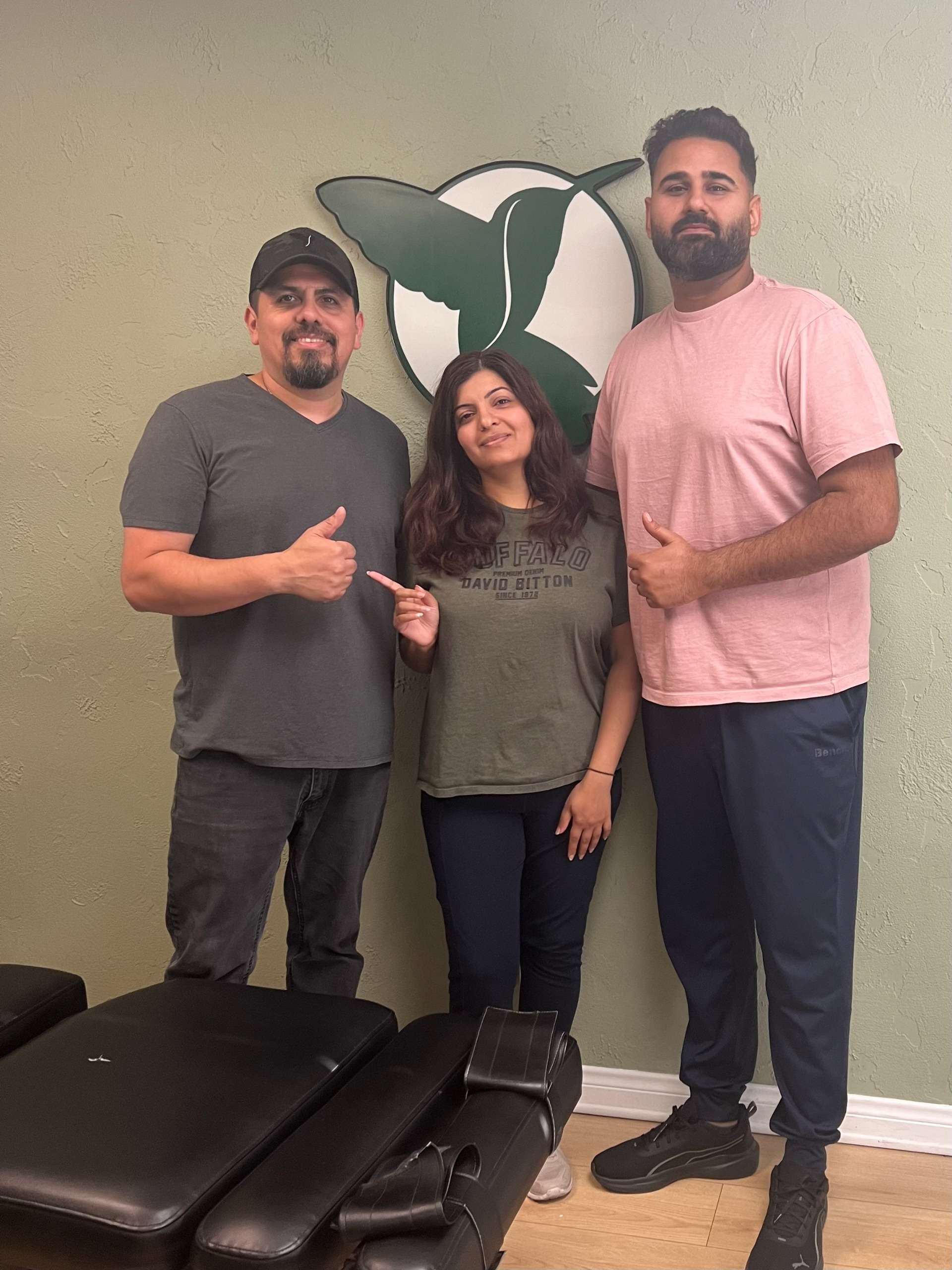 Family visit at Sam The Chiropractor clinic